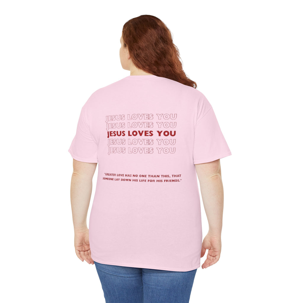 Christian T‑Shirt — "John 15:13" Graphic Tee