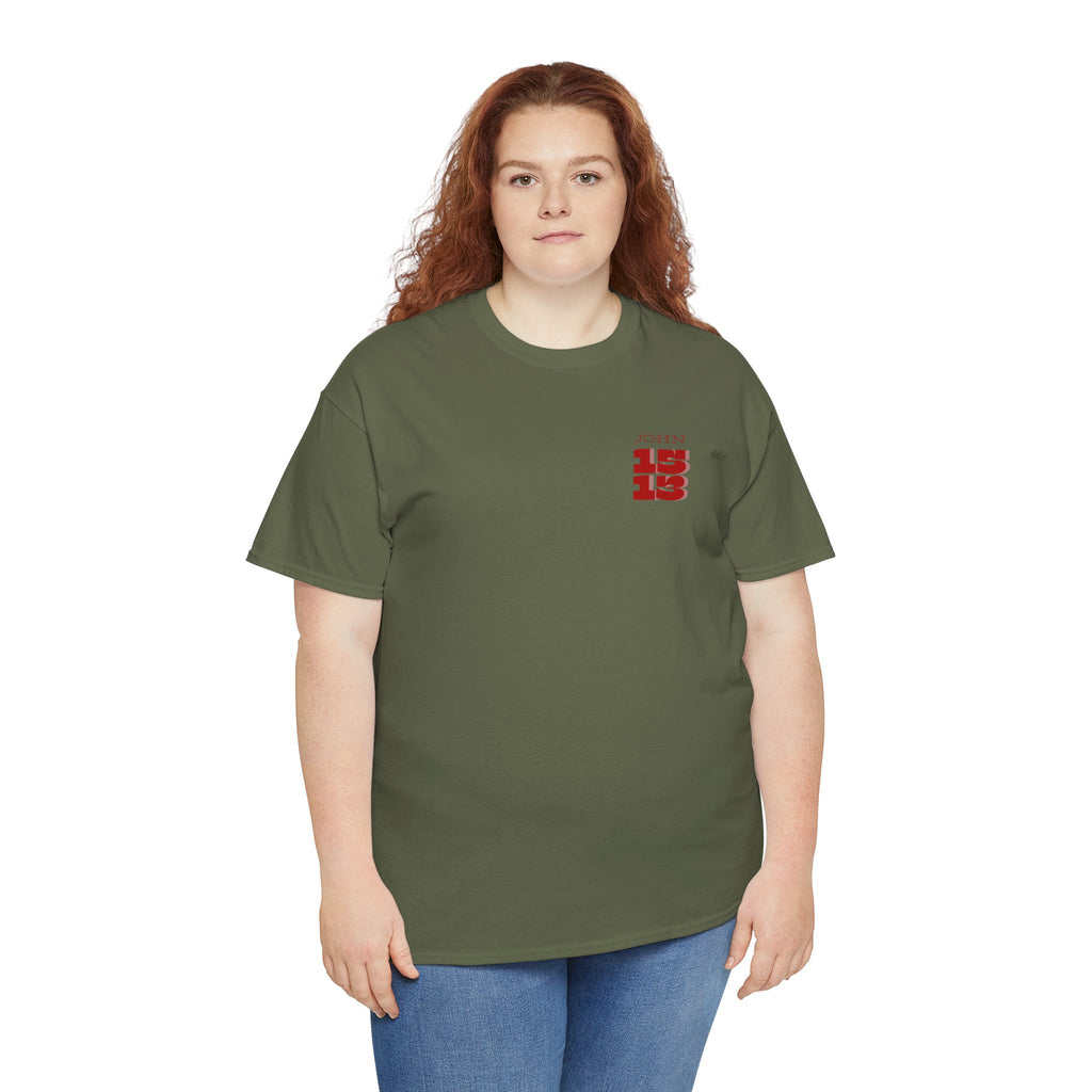 Christian T‑Shirt — "John 15:13" Graphic Tee