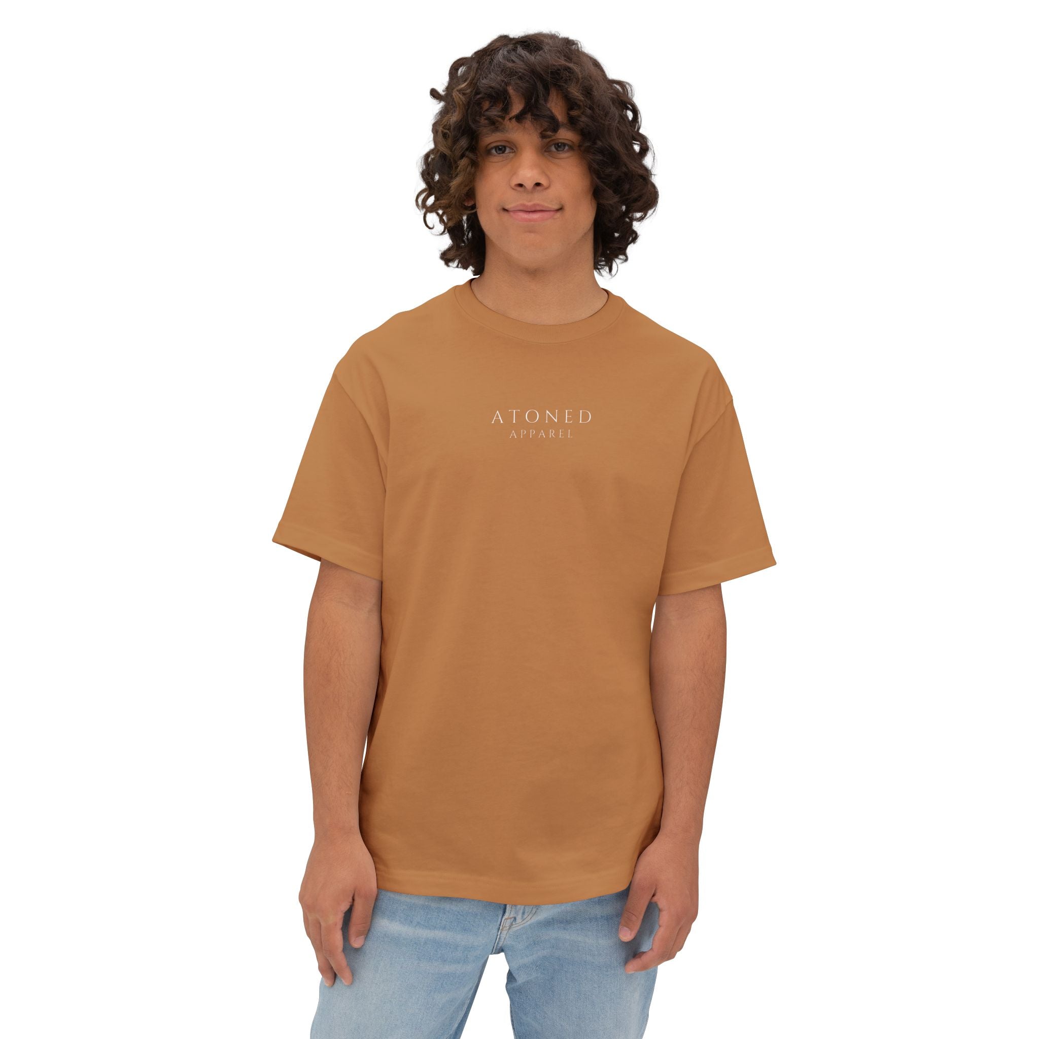 Faith Over Fear Oversized Tee - Boxy Inspirational Graphic Shirt