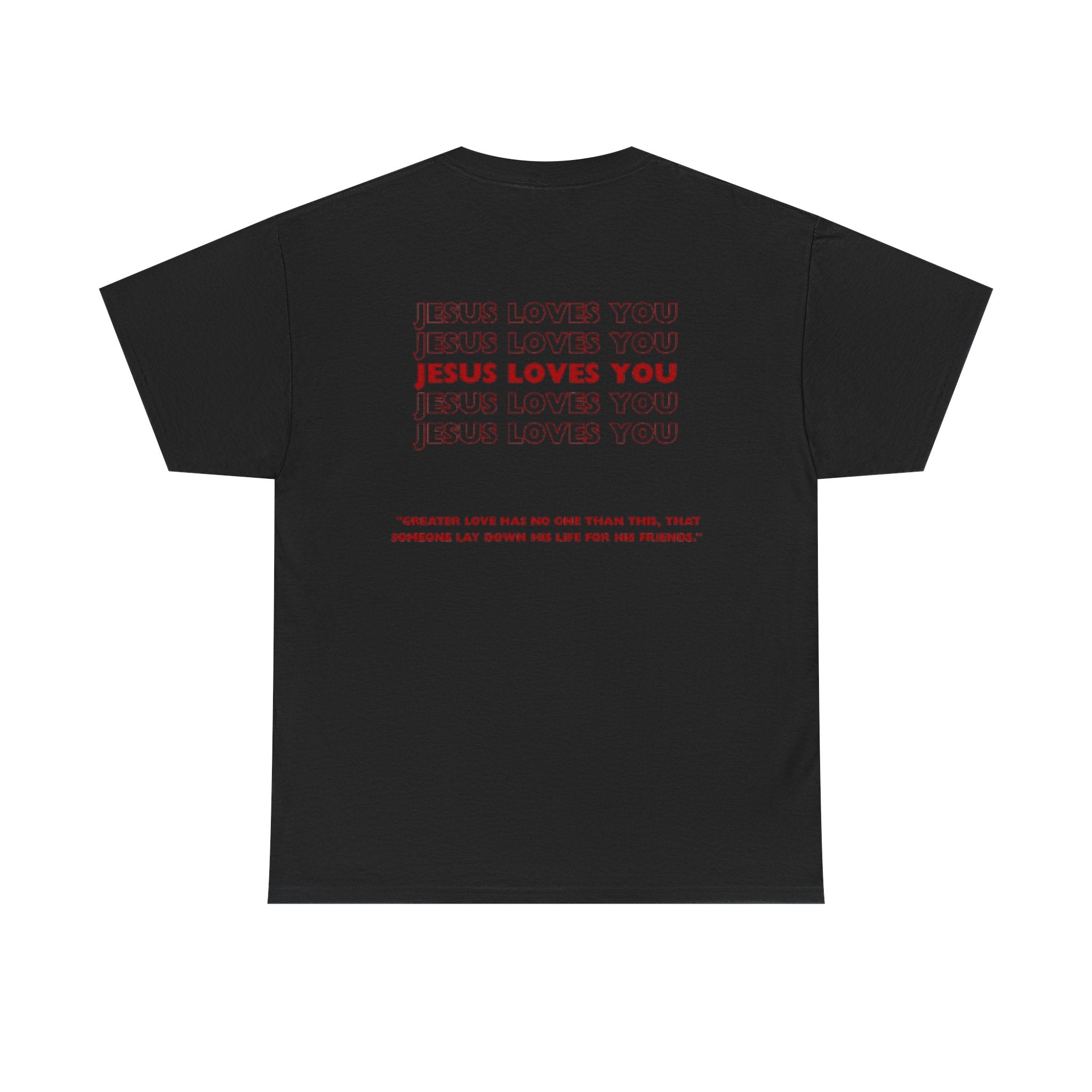 Christian T‑Shirt — "John 15:13" Graphic Tee