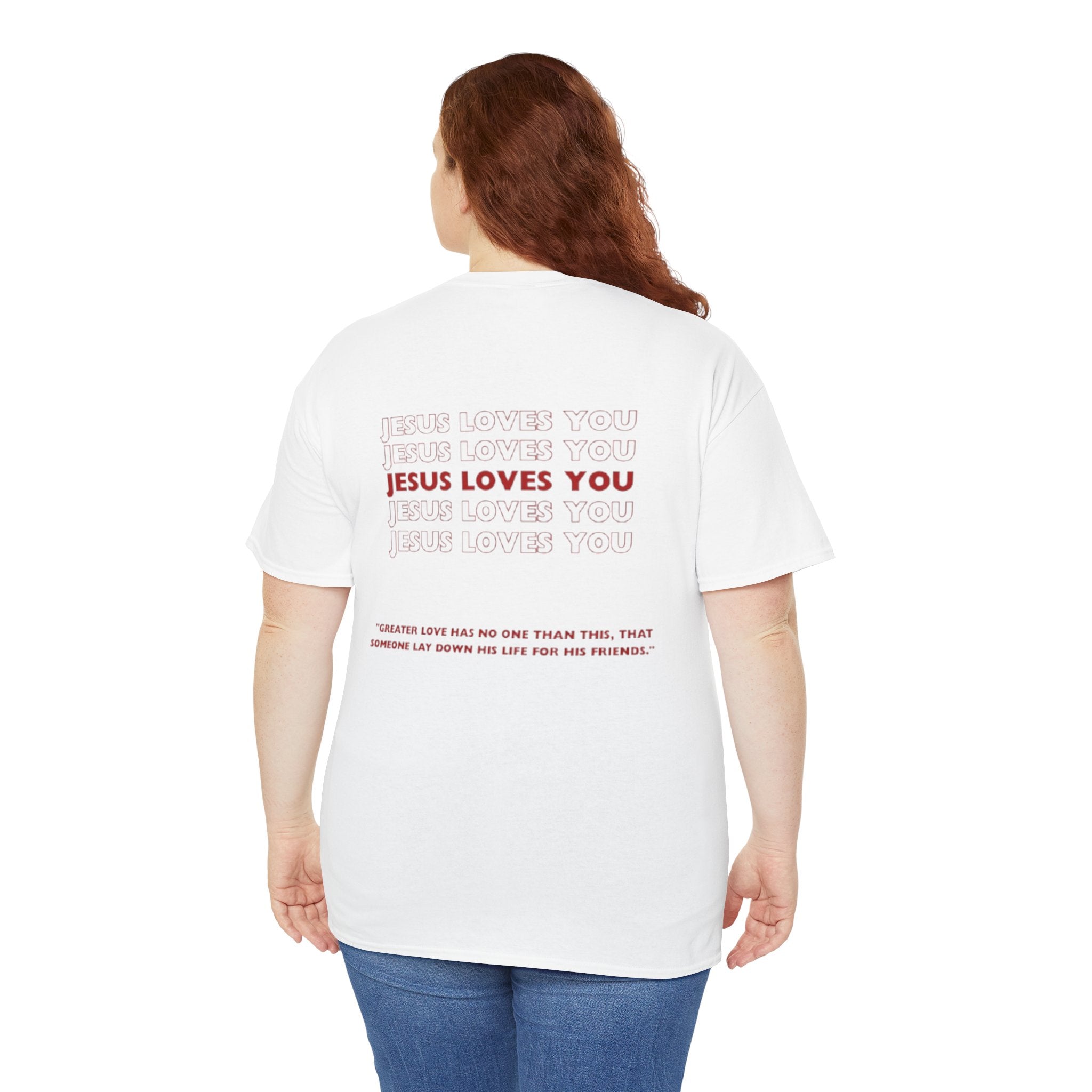 Christian T‑Shirt — "John 15:13" Graphic Tee