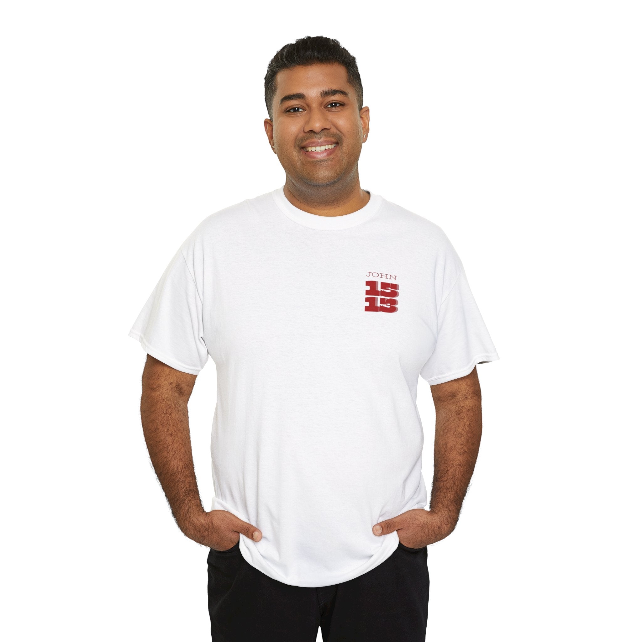 Christian T‑Shirt — "John 15:13" Graphic Tee