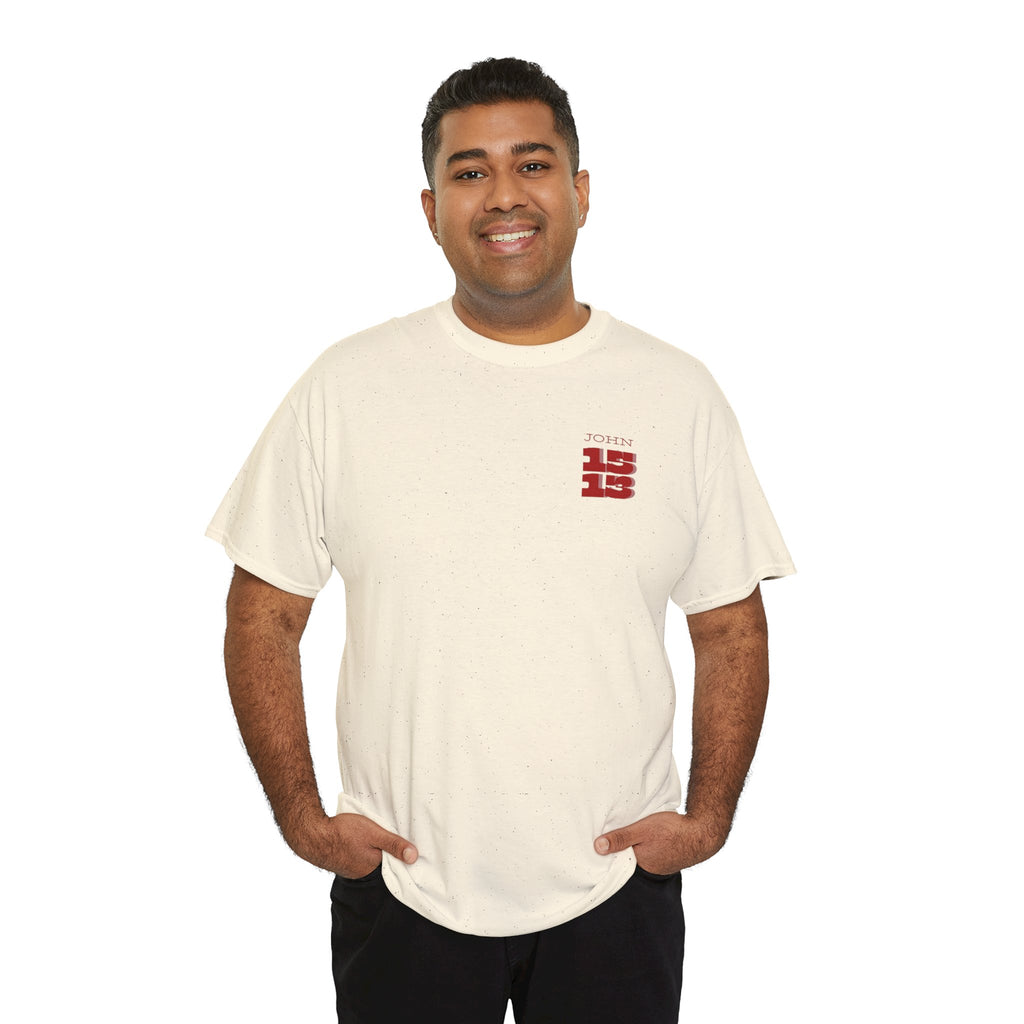 Christian T‑Shirt — "John 15:13" Graphic Tee