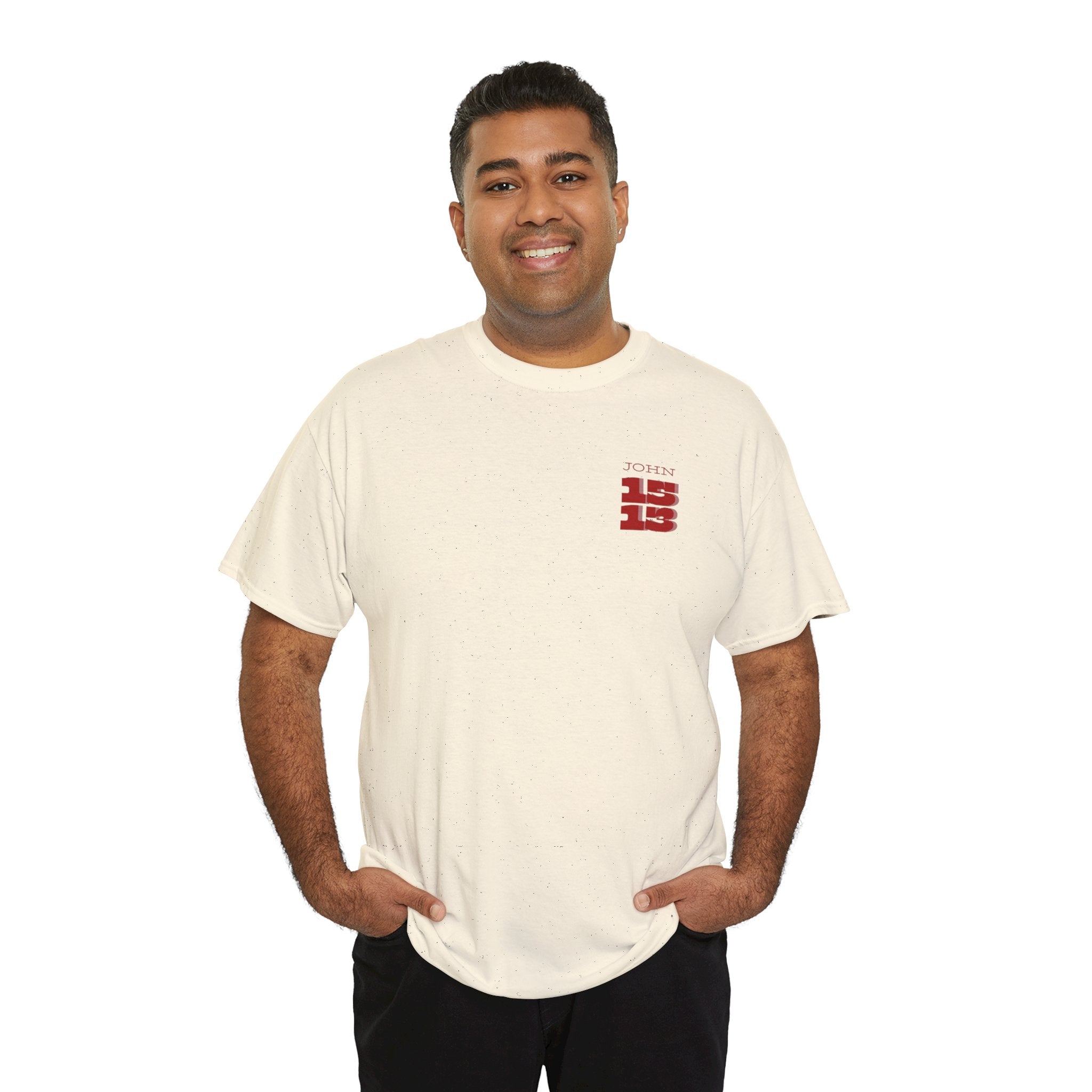 Christian T‑Shirt — "John 15:13" Graphic Tee