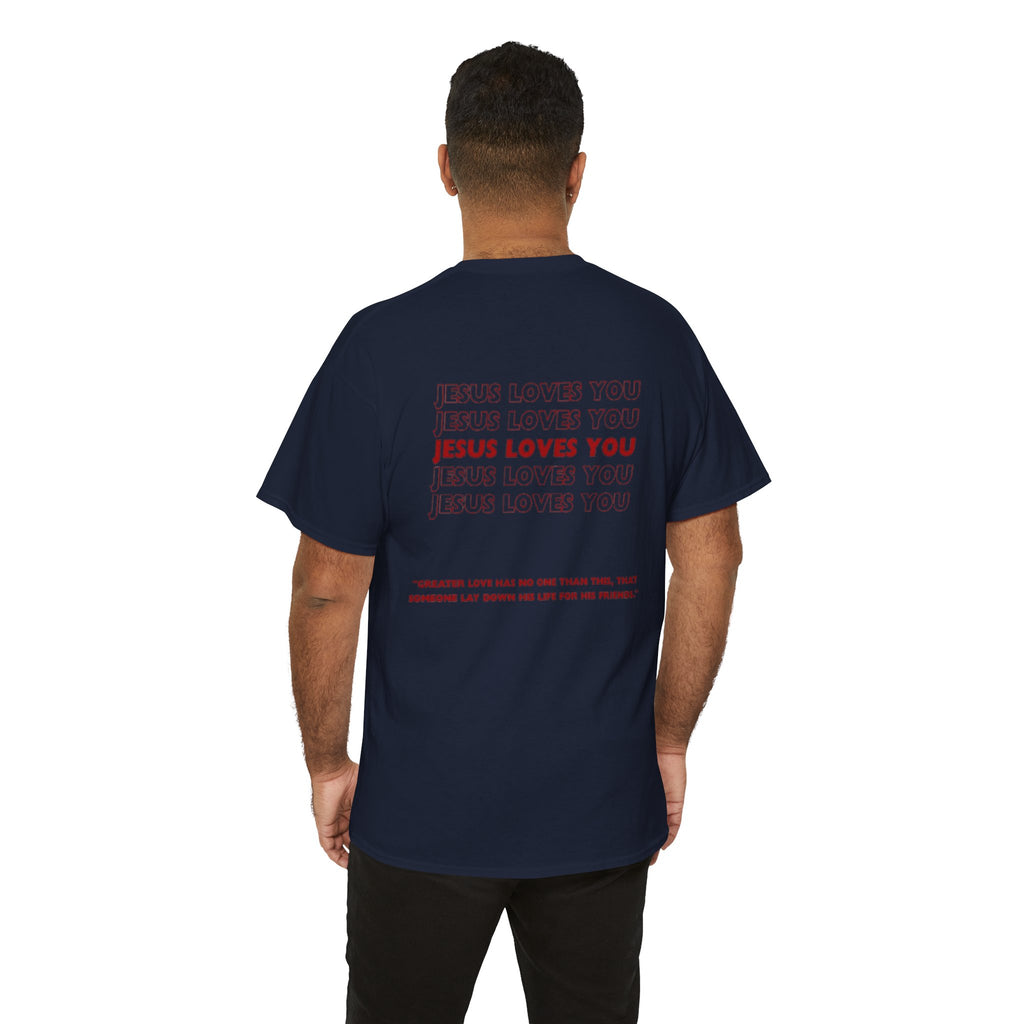 Christian T‑Shirt — "John 15:13" Graphic Tee