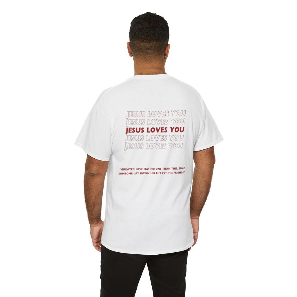 Christian T‑Shirt — "John 15:13" Graphic Tee