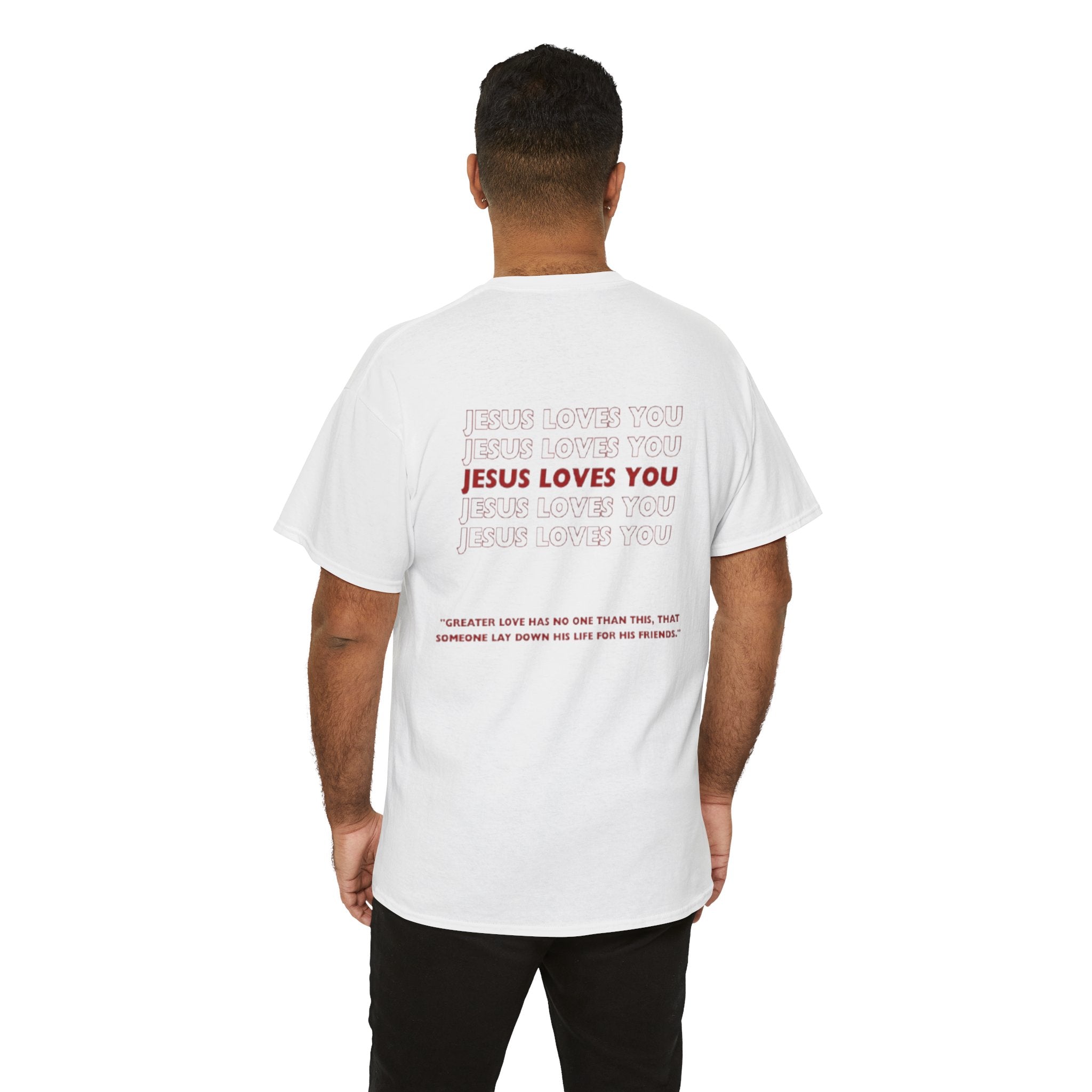 Christian T‑Shirt — "John 15:13" Graphic Tee