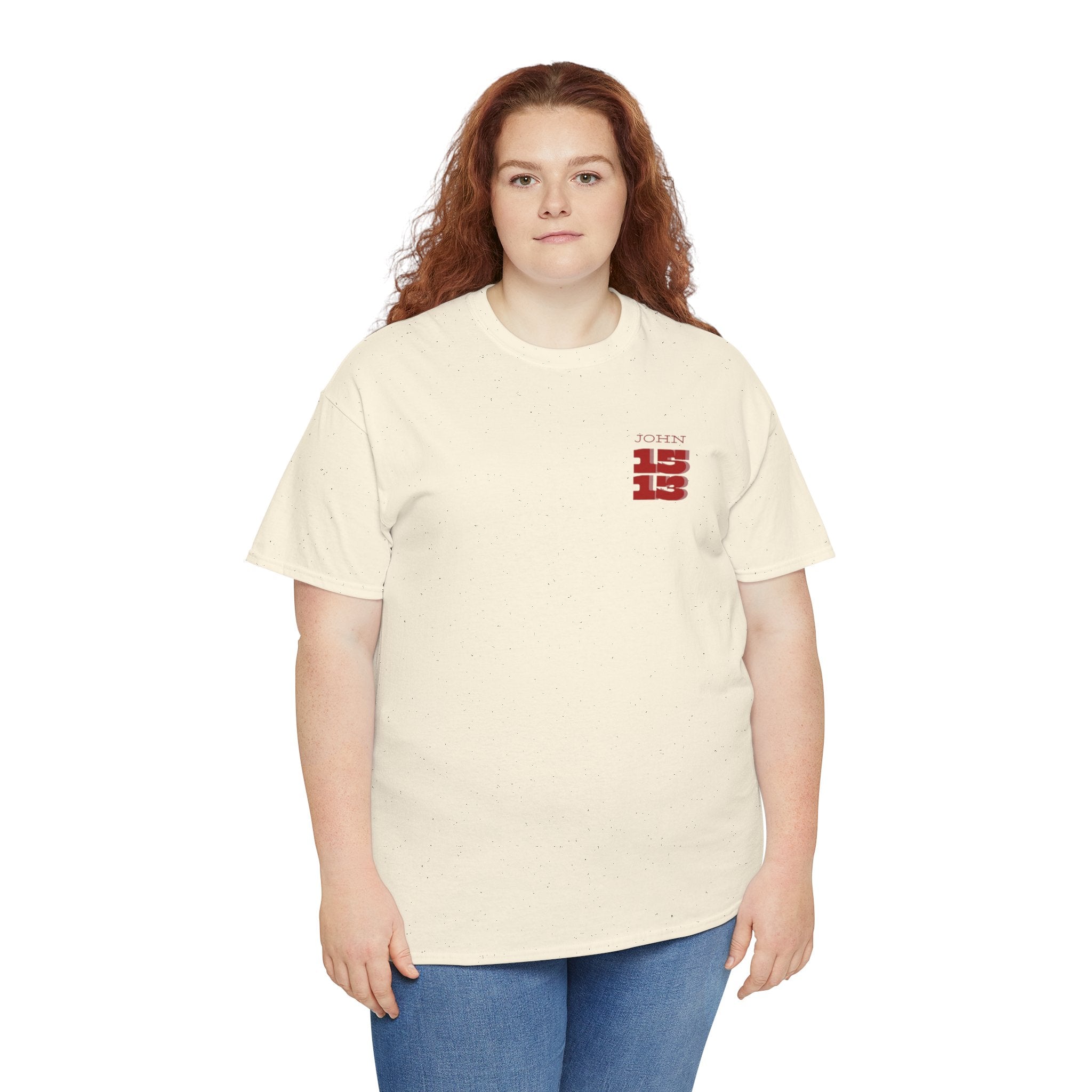Christian T‑Shirt — "John 15:13" Graphic Tee